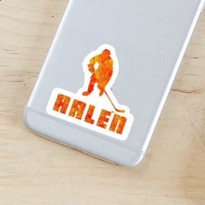 Autocollant Arlen Joueur de hockey Notebook Autocollant Arlen Joueur de hockey Gift package Image