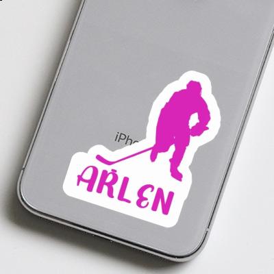 Autocollant Joueuse de hockey Arlen Laptop Image