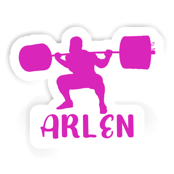 Aufkleber Gewichtheberin Arlen Aufkleber Gewichtheberin Arlen Image