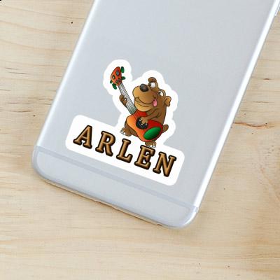 Autocollant Arlen Guitariste Image