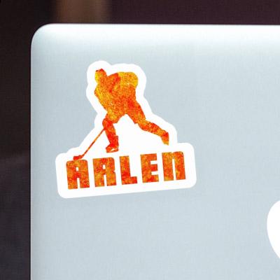 Autocollant Arlen Joueur de hockey Gift package Image