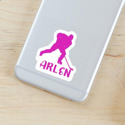 Autocollant Arlen Joueuse de hockey Gift package Image