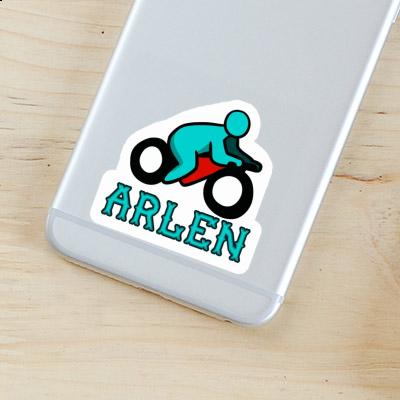 Arlen Aufkleber Motorradfahrer Laptop Image