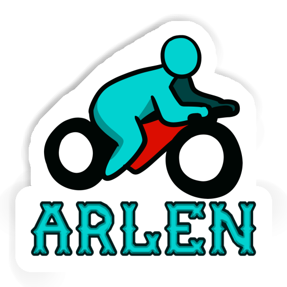 Arlen Aufkleber Motorradfahrer Notebook Image