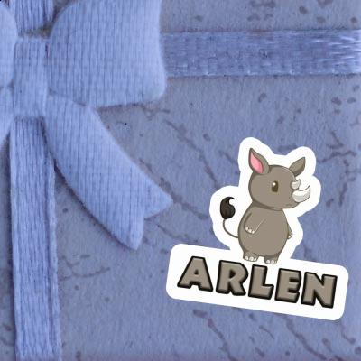 Rhino Autocollant Arlen Laptop Image