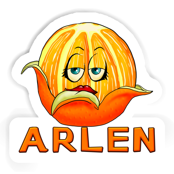 Autocollant Arlen Orange Notebook Autocollant Arlen Orange Gift package Image