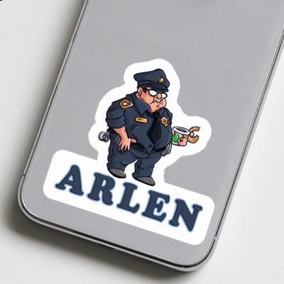 Police Officer Sticker Arlen Laptop Police Officer Sticker Arlen Laptop Image
