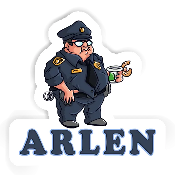Police Officer Sticker Arlen Police Officer Sticker Arlen Image