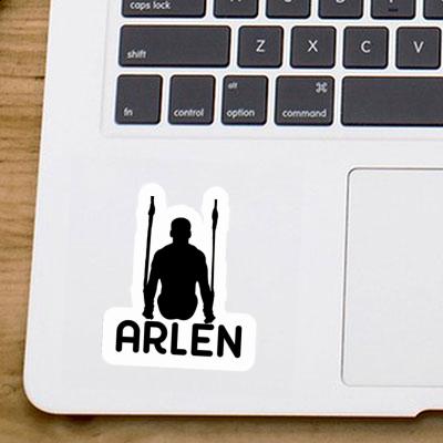 Autocollant Arlen Gymnaste aux anneaux Image