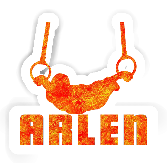 Autocollant Arlen Gymnaste aux anneaux Notebook Autocollant Arlen Gymnaste aux anneaux Gift package Image