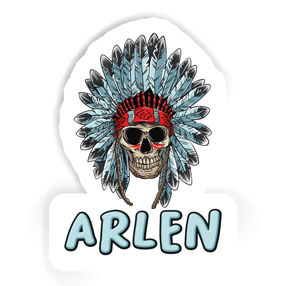 Autocollant Tête de mort Arlen Notebook Autocollant Tête de mort Arlen Gift package Image