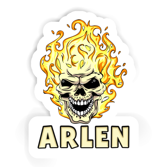 Sticker Arlen Skull Notebook Sticker Arlen Skull Gift package Image