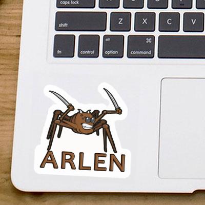 Aufkleber Arlen Spinne Notebook Image