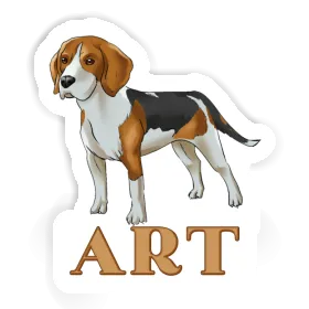 Art Aufkleber Beagle Image