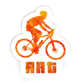 Art Sticker Biker Image