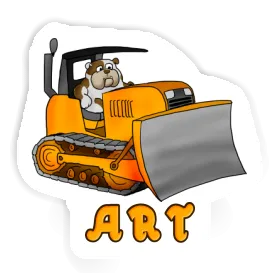 Aufkleber Bulldozer Art Image