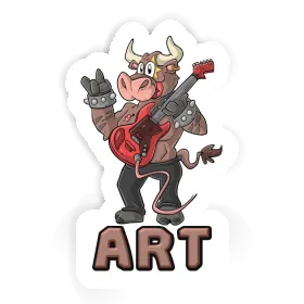 Aufkleber Art Stierrocker Image