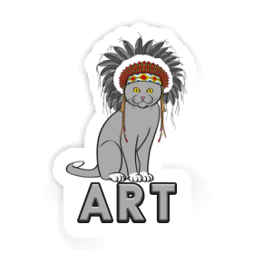 Sticker Art Katze Image