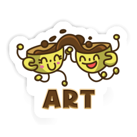 Coffee Sticker Art Image