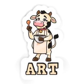 Art Sticker Kuh Image