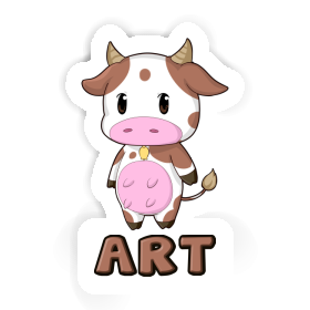 Art Sticker Kuh Image