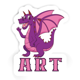 Sticker Mother Dragon Art Image