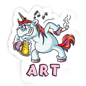 Art Autocollant Licorne Image