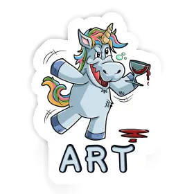 Art Autocollant Licorne Image