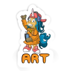 Autocollant Hip-hoppeuse Art Image