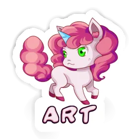 Art Autocollant Licorne Image
