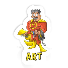 Art Aufkleber Elektriker Image