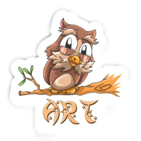 Art Aufkleber Eule Image