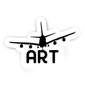Autocollant Avion Art Image