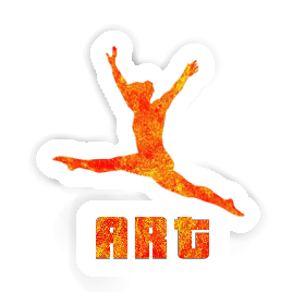 Art Autocollant Gymnaste Image