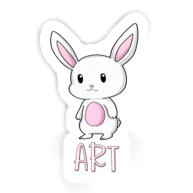 Sticker Art Hase Image