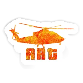 Hubschrauber Sticker Art Image