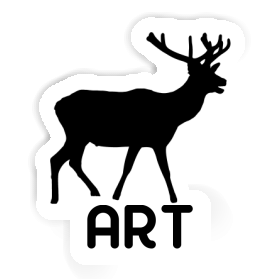 Art Aufkleber Hirsch Image