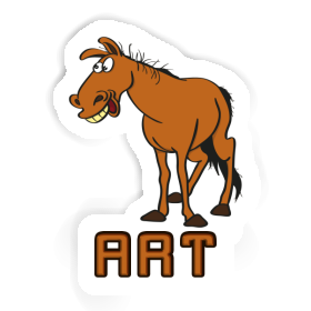 Pferd Sticker Art Image