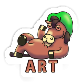 Sticker Pferd Art Image