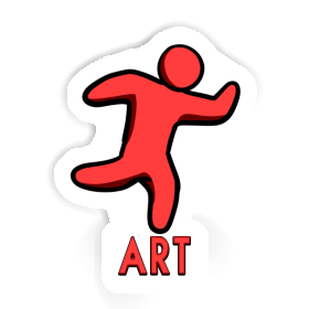 Sticker Läufer Art Image