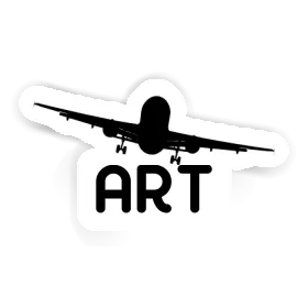 Autocollant Avion Art Image
