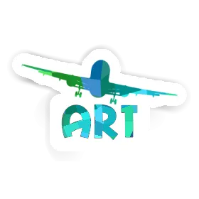 Autocollant Avion Art Image