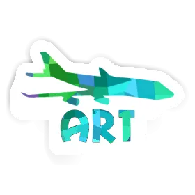 Autocollant Jumbo-Jet Art Image