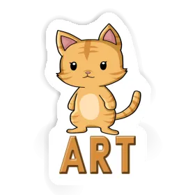 Sticker Kätzchen Art Image