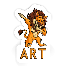 Lion Autocollant Art Image