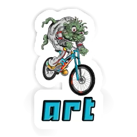 Sticker Art Biker Image