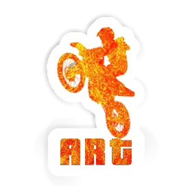 Aufkleber Art Motocross-Fahrer Image