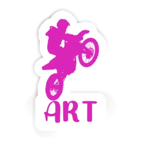 Aufkleber Motocross-Fahrer Art Image