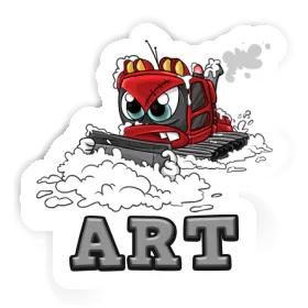Aufkleber Pistenfahrzeug Art Image