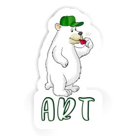 Bear Sticker Art Image